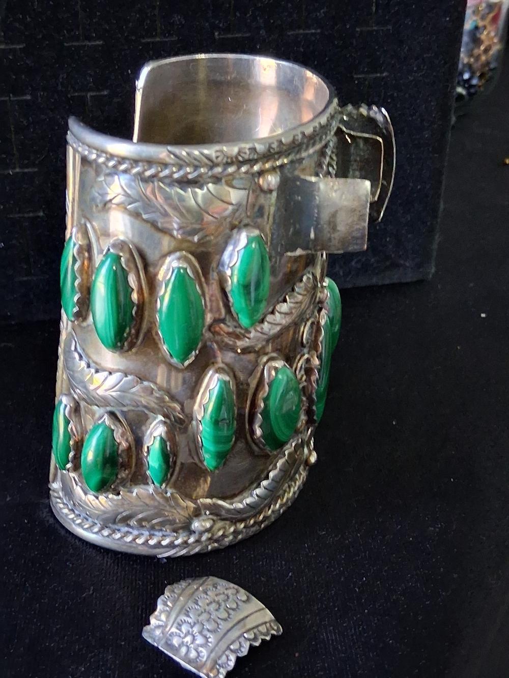 Native American Sterling Silver Watch Cuff Bracelet Vintage Jewelry Men's Unisex - Picture 6 of 17